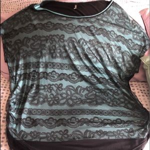 Cotton and Sheer top